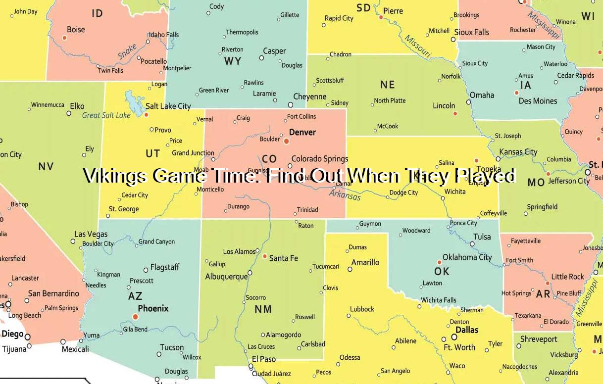 Vikings Game Time: Find Out When They Played